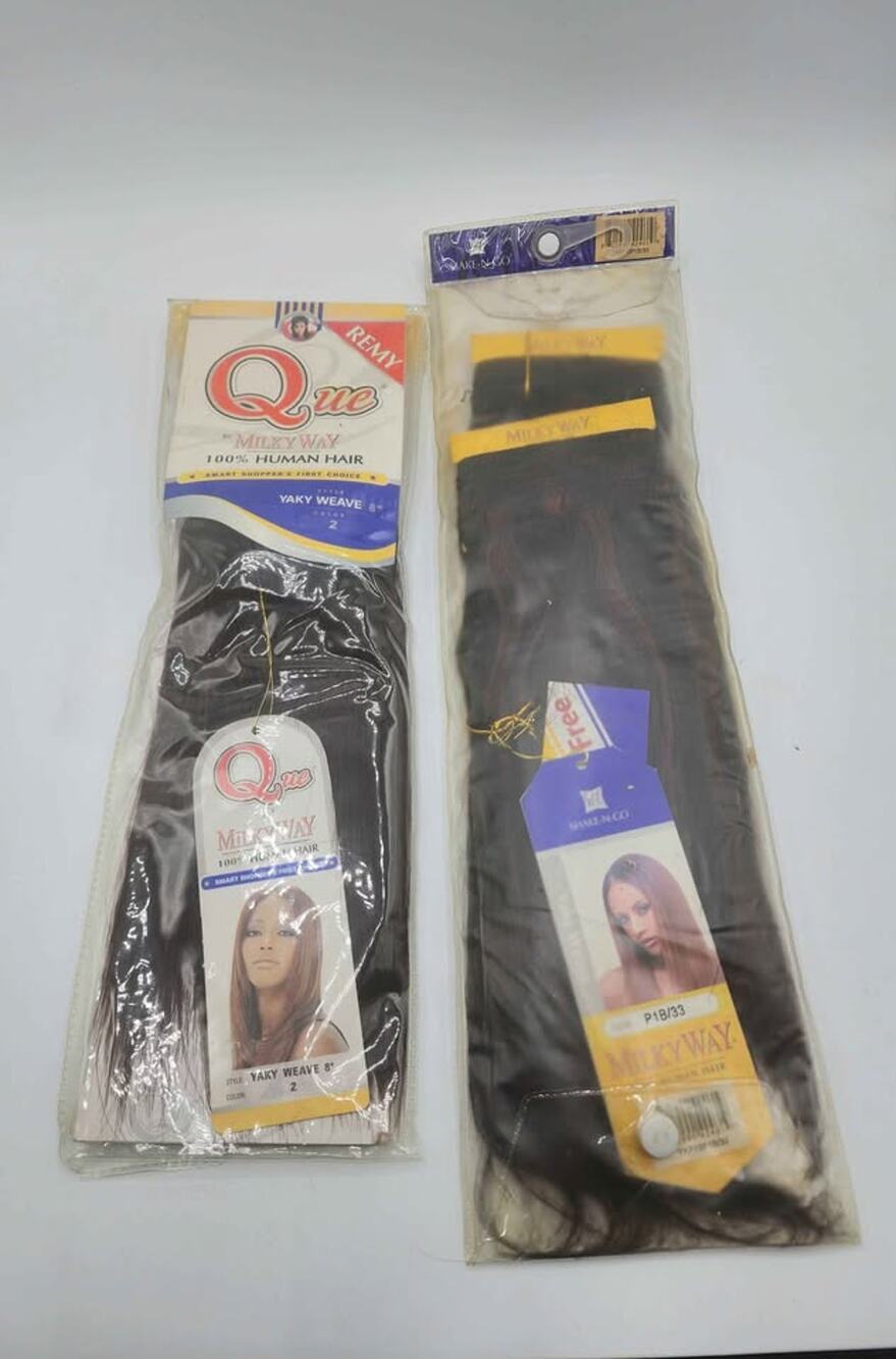 Milky Way Yaki 100% Human Weaving Hair- 2 packs. #O-20